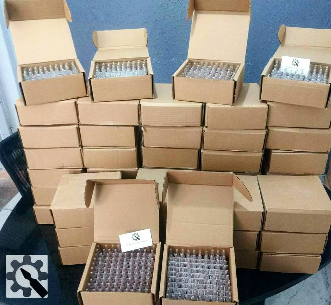 Ampola com carbureto CX 100 un - ângulo alternativo