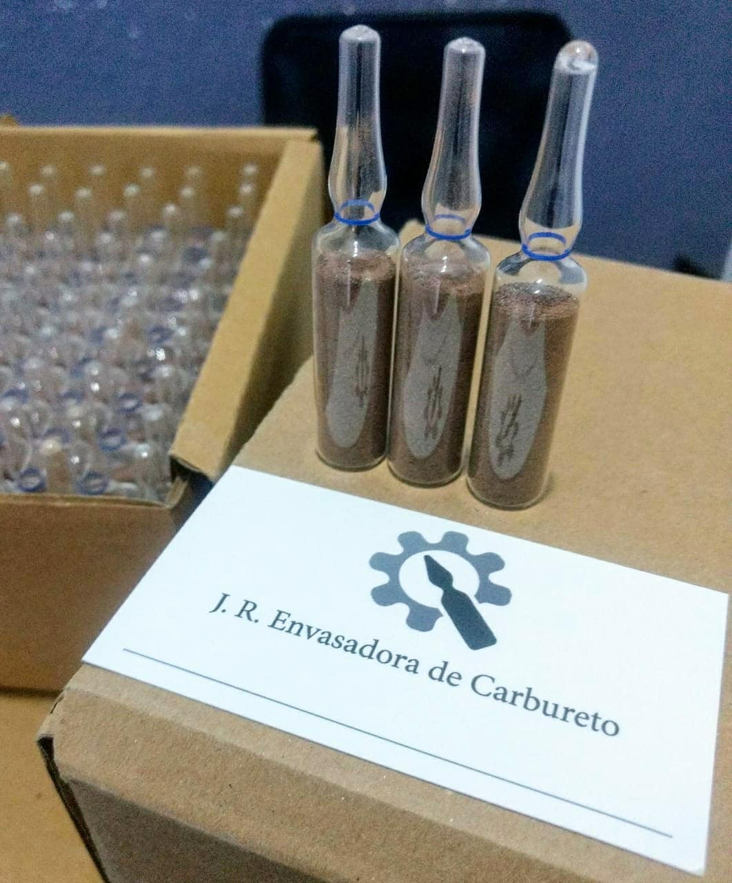 Ampola com carbureto CX 100 un - detalhe